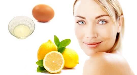 Egg white and lemon face mask (for oily skin)